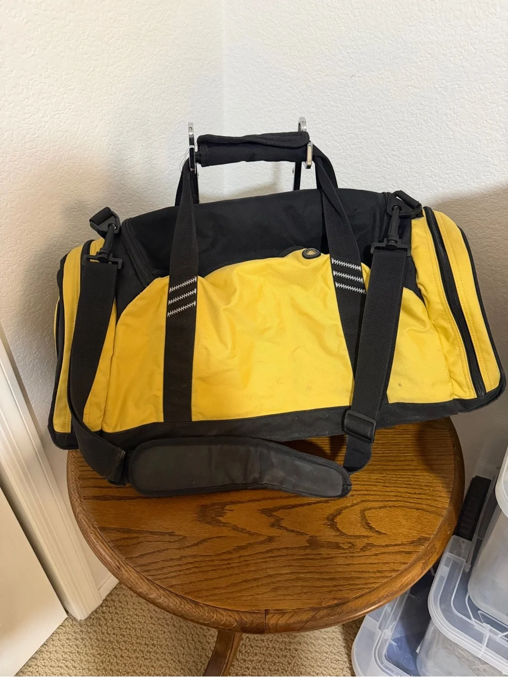 OGIO Yellow and Black Duffel - Sporty Travel Bag